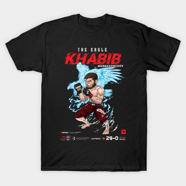 Khabib The Eagle T-Shirt by harfyzakaria
